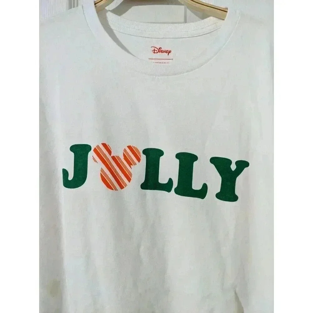 Disney‎ Holiday Long Sleeve Size XXL Jolly Mickey Mouse NWOT